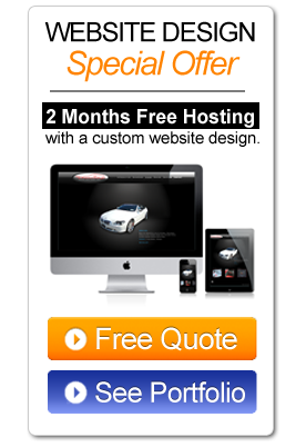 Website Design Special Offer two months free hosting
