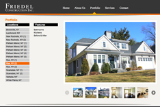 recent website design for General Contracting in NY 